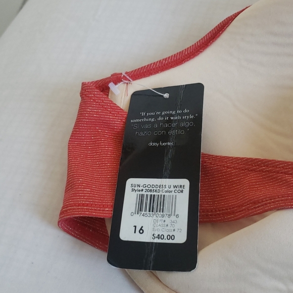 Daisy Fuentes Bikini Top - Picture 4 of 4